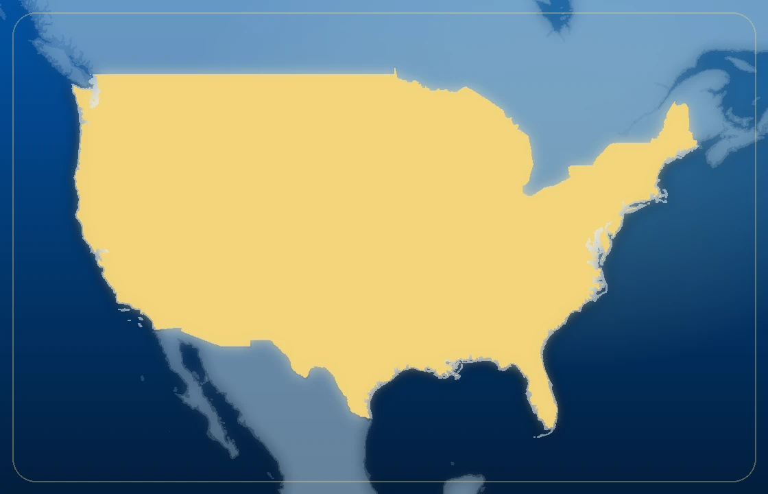 Mapa de Estados Unidos