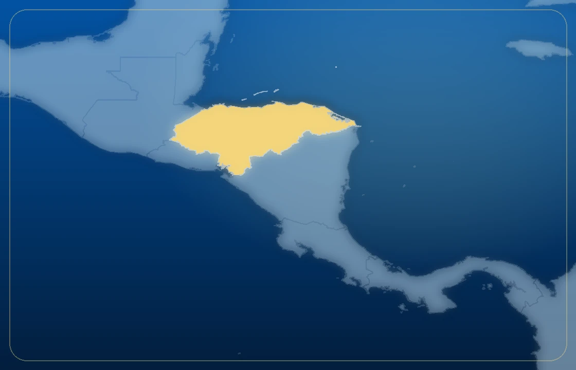 Mapa de Honduras